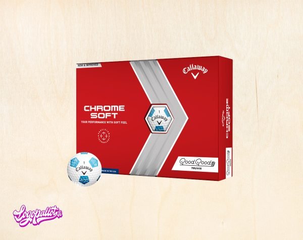 Callaway Chrome Soft Truvis valkoinen logopallo