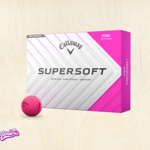 Callaway Supersoft pinkki logopallo