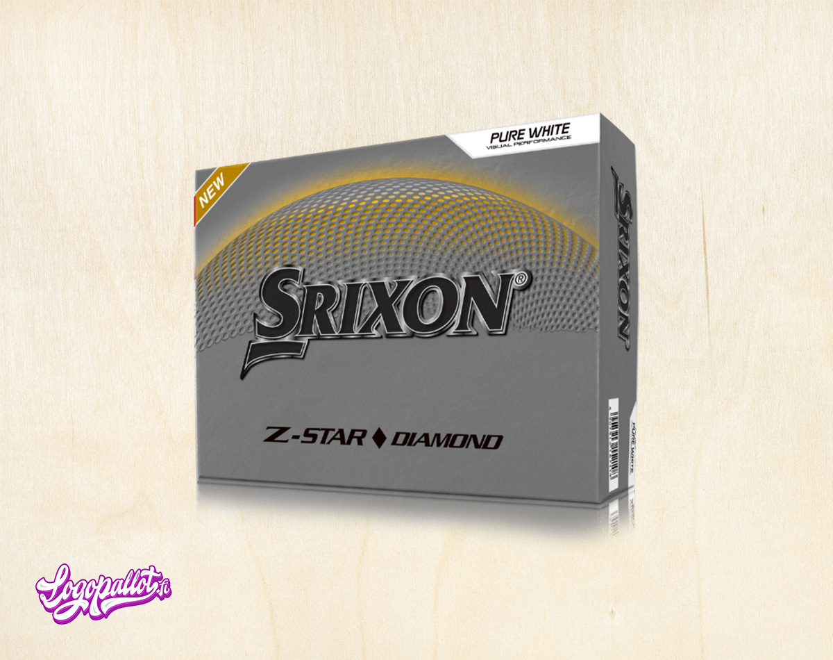 Srixon Z-Star Diamond valkoinen logopallo