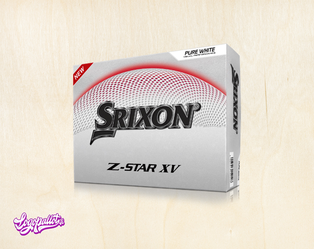 Srixon Z-Star XV valkoinen logopallo